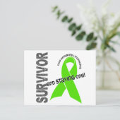 Non-Hodgkin lymfoom Survivor 1 Briefkaart (Staand voorkant)