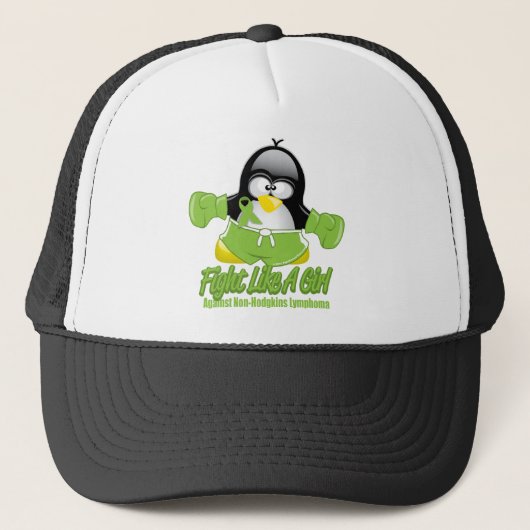 Non-Hodgkin lymfoom vechtende pinguïn Trucker Pet (Voorkant)