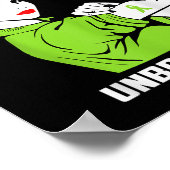 Non-Hodgkin Lymphoma Warrior Onbreekbaar Bewustzij Poster (Hoek)