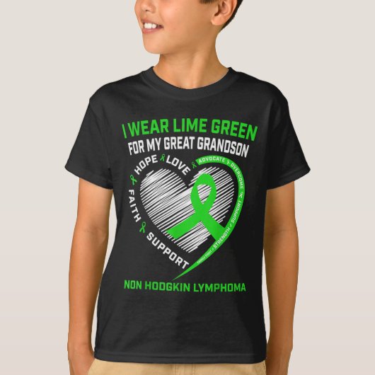 Non-Hodgkinlymfoom Kankerbewustzijnsshirt Geweldig T-shirt (Voorkant)