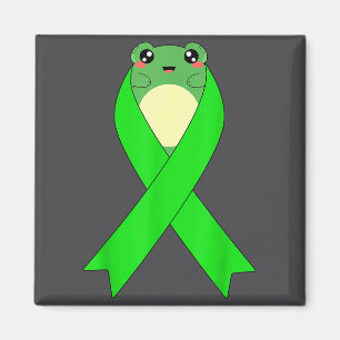 Non-Hodgkinlymfoom Kennis Kawaii Kikker Groen Magneet