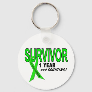 Non-Hodgkins Lymfoom 1 jaar Survivor Sleutelhanger