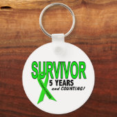 Non-Hodgkins Lymfoom 5 jaar Survivor Sleutelhanger (Voorkant)