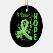 Non-Hodgkins lymfoom die ik geloof in Hope Keramisch Ornament (Rechts)