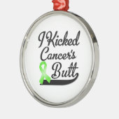 Non-Hodgkins Lymfoom Kanker ik heb geschopt. Metalen Ornament (Links)