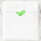 Non-Hodgkins lymfoom overlevingsband Ronde Sticker (Tas)