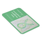 Non-Hodgkins Lymphoma Awareness Angel Magnet Magneet (Rechterzijde)