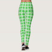 Non-Hodgkin's Lymphoma Awareness Plaid Green Leggings (Achterkant)