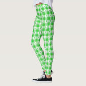 Non-Hodgkin's Lymphoma Awareness Plaid Green Leggings (Links)