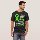 Non Hodgkins Lymphoma Awareness Ribbon I Draag Gri T-shirt (Voorkant volledig)