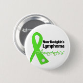 Non-Hodgkins Lymphoma Awareness Ribbon Ronde Button 5,7 Cm (Voorkant /achterkant)