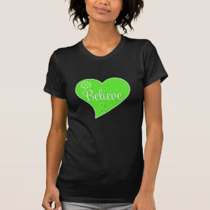 Non Hodgkins Lymphoma Believe Heart T-shirt