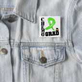 Non-Hodgkins Lymphoma Chemo Afstudeerder Vierkante Button 5,1 Cm (In situ)