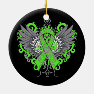 Non-Hodgkins Lymphoma Cool Wings Keramisch Ornament