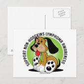 Non-Hodgkins Lymphoma Dog Briefkaart (Voorkant / Achterkant)