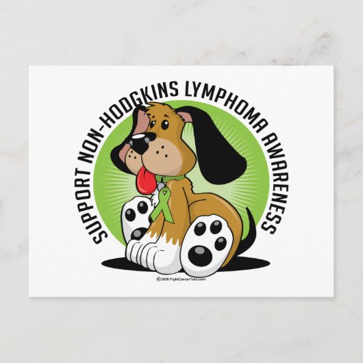Non-Hodgkins Lymphoma Dog Briefkaart (Voorkant)