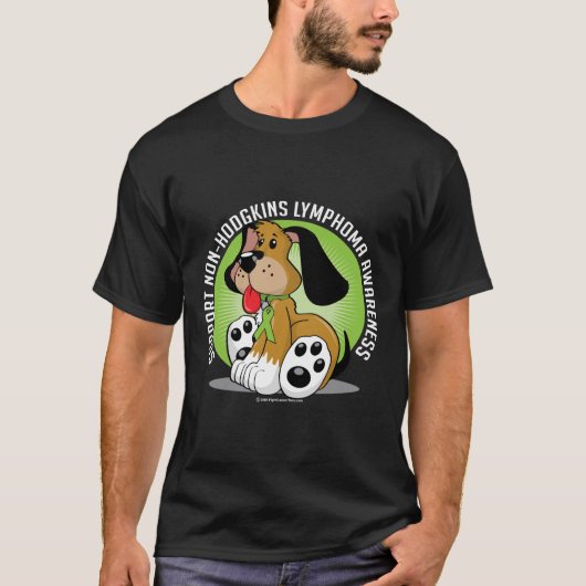 Non-Hodgkins Lymphoma Dog T-shirt (Voorkant)