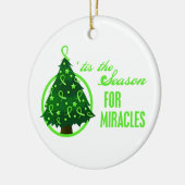 Non-Hodgkins Lymphoma Kerstmengels Keramisch Ornament (Links)