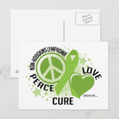 Non Hodgkins Lymphoma PLC Briefkaart (Voorkant / Achterkant)