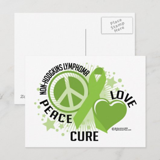 Non Hodgkins Lymphoma PLC Briefkaart (Voorkant / Achterkant)