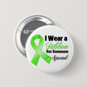 Non-Hodgkins Lymphoma Ribbon Iemand speciaal Ronde Button 5,7 Cm (Voorkant /achterkant)