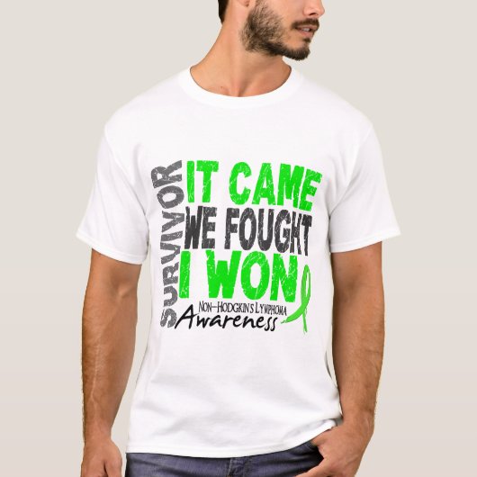 Non-Hodgkins Lymphoma Survivor We vonden het leuk T-shirt (Voorkant)