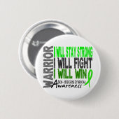 Non-Hodgkins Lymphoma Warrior Ronde Button 5,7 Cm (Voorkant /achterkant)