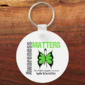 Non Hodkins Lymphoma Awareness Matets Sleutelhanger (Voorkant)