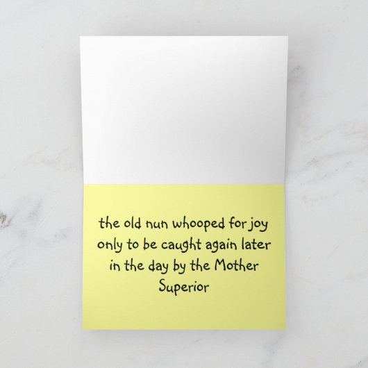 Non-Kaarten "Ontsnappen aan het klooster" Kaart (Binnen)