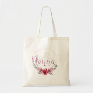 "Non na Women Floral Decor Gran" genaamd Tote Bag