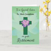 Non  Naam Retirement Lotus Flower op C Kaart (Gele Bloem)