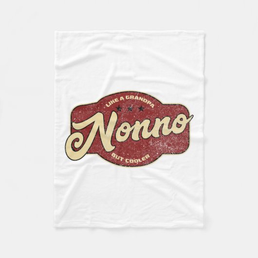 non-no als opa maar koeler - Italiaans Fleece Deken (Voorkant)