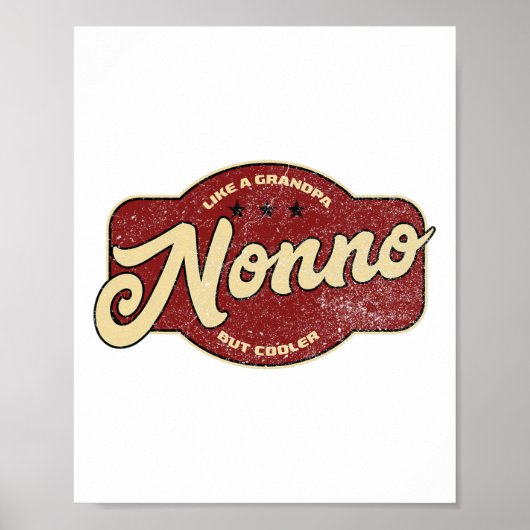 non-no als opa maar koeler - Italiaans Poster (Voorkant)