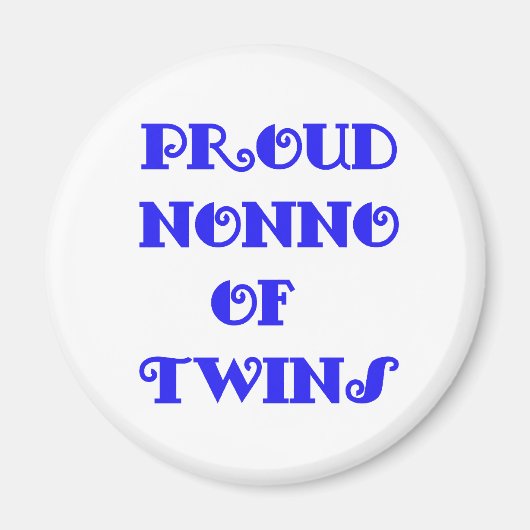 Non-no van_Twins Magneet (Voorkant)