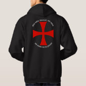 non nobis Domine, non nobis  Hoodie (Achterkant)