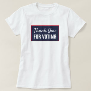 Non-Partisan Hartelijk dank voor uw stem T-shirt