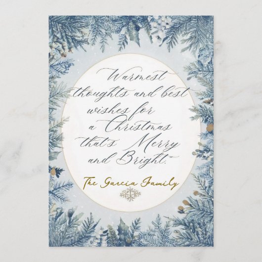 Non photo christmas card feestdagenkaart (Voorkant)