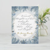 Non photo christmas card feestdagenkaart (Staand voorkant)