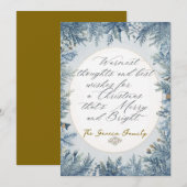 Non photo christmas card feestdagenkaart (Voorkant / Achterkant)