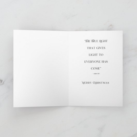 Non-Photo Folded Holiday Greeting Card Feestdagen Kaart (Binnen)