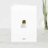 Non-profit fondsenwerver bedankkaart kaart (Achterkant)