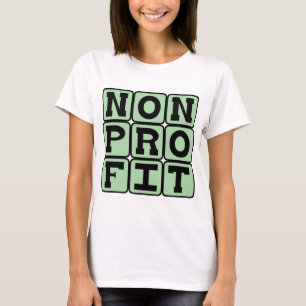 Non-profit organisatieaanduiding t-shirt
