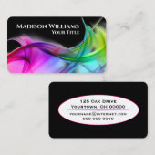 Non Rainbow Abstract ontwerp Visitekaartje (Voorkant / Achterkant)