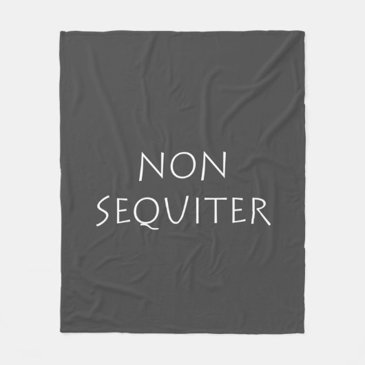 Non-sequiteur Fleece Deken (Voorkant)