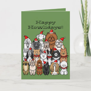 Non-Sportgroep Dogs Holiday Card Kaart