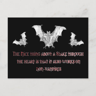 Non-Vampires Briefkaart