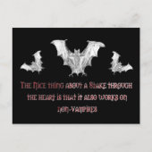 Non-Vampires Briefkaart (Voorkant)