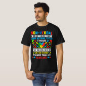 Non-VerbalDos_t betekent dat ik niets te zeggen he T-shirt (Voorkant volledig)