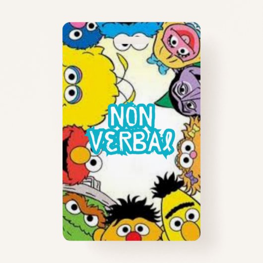Non-verbale badge (Voorkant)