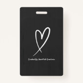 Non-verbale badge (Achterkant)